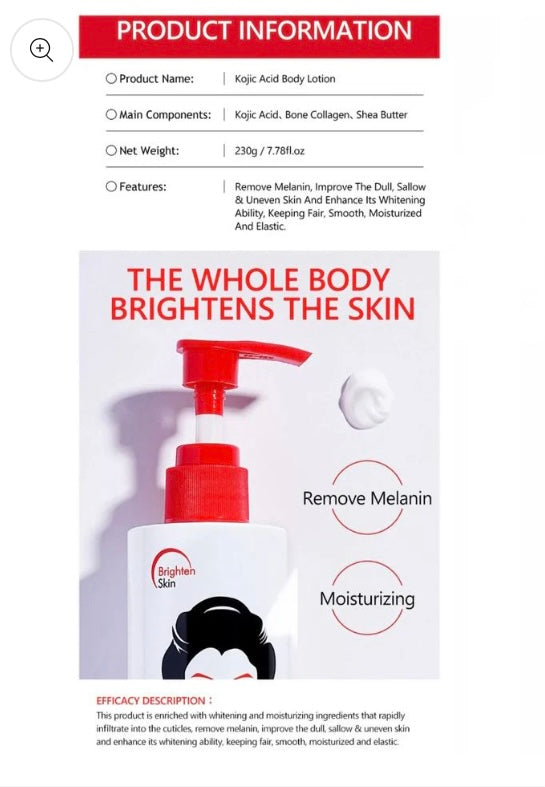 Kojic Acid Body Lotion